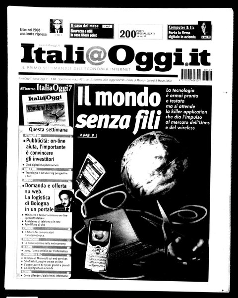 Italia oggi : quotidiano di economia finanza e politica